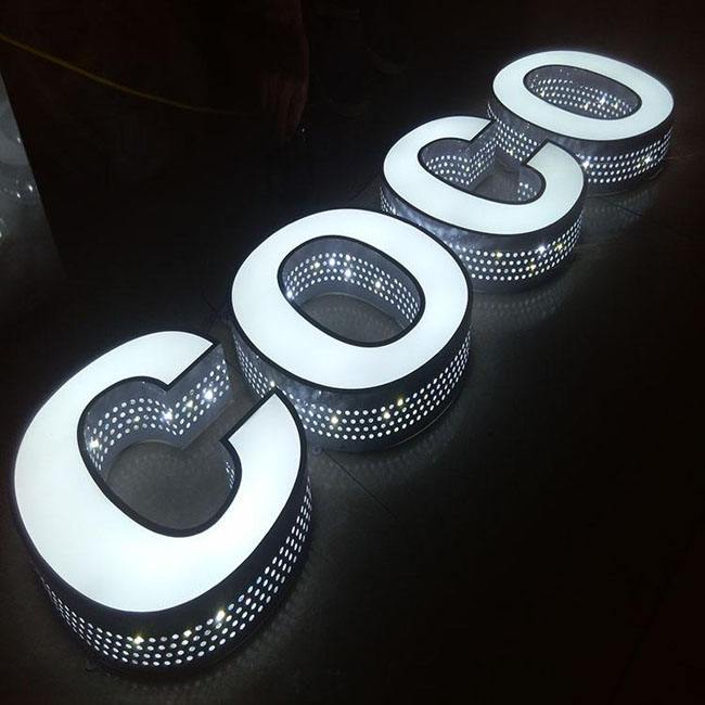 Shop Sign Led Letters Custom Led Illuminated Letter Signs 3D Led Channel Letter Sign