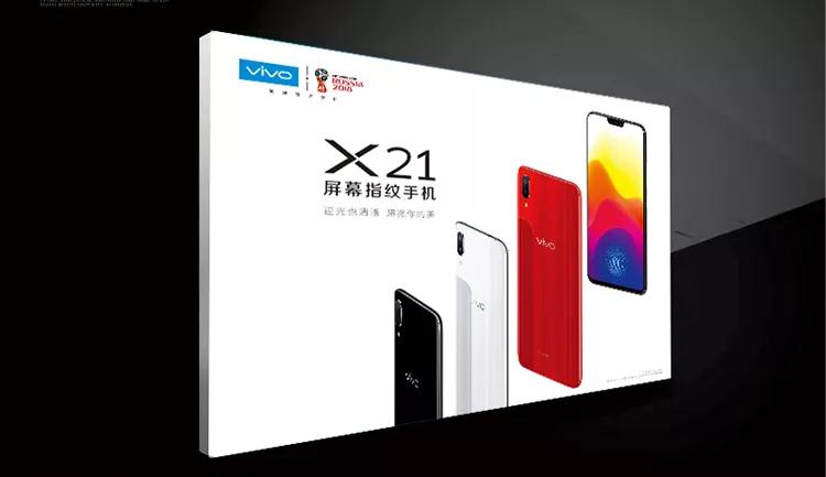 Factory custom made mobile phone led advertising light box LED lighting logo box