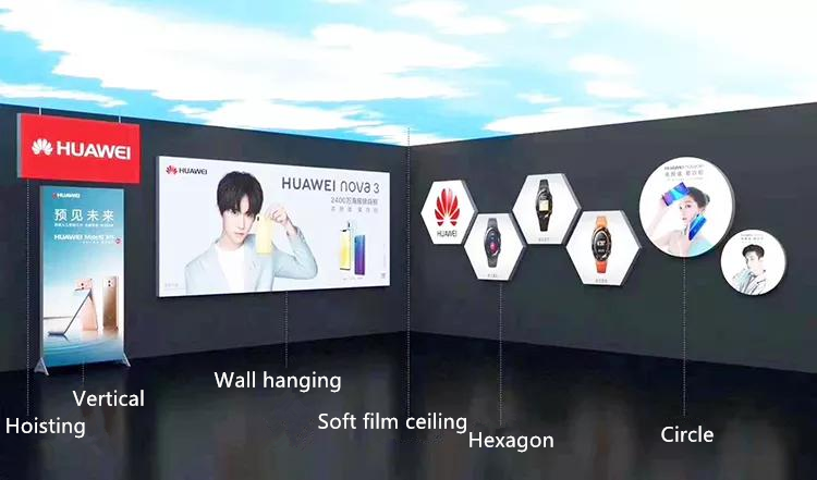 Factory custom made mobile phone led advertising light box LED lighting logo box