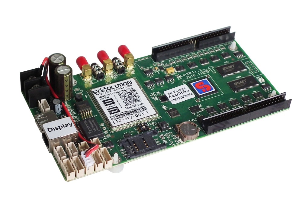 Sysolution E10 Andriod Integrate 4G/GPS/WIFI Wireless LED Module Controller Card
