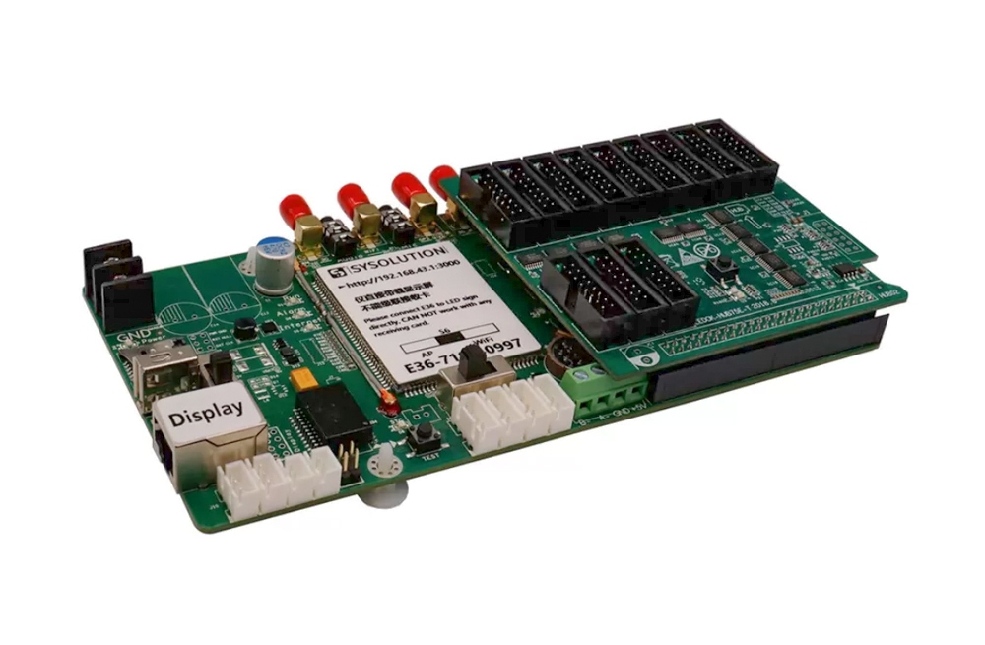 Sysolution Xixun E36 4G/5G Wi-Fi Internet LED Screen Controller Card System