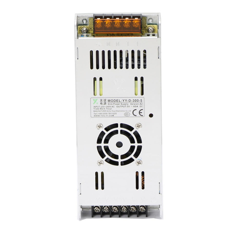 Youyi YY-D-300-5 5V 60A 300W Switching Power Supply with real EMC test