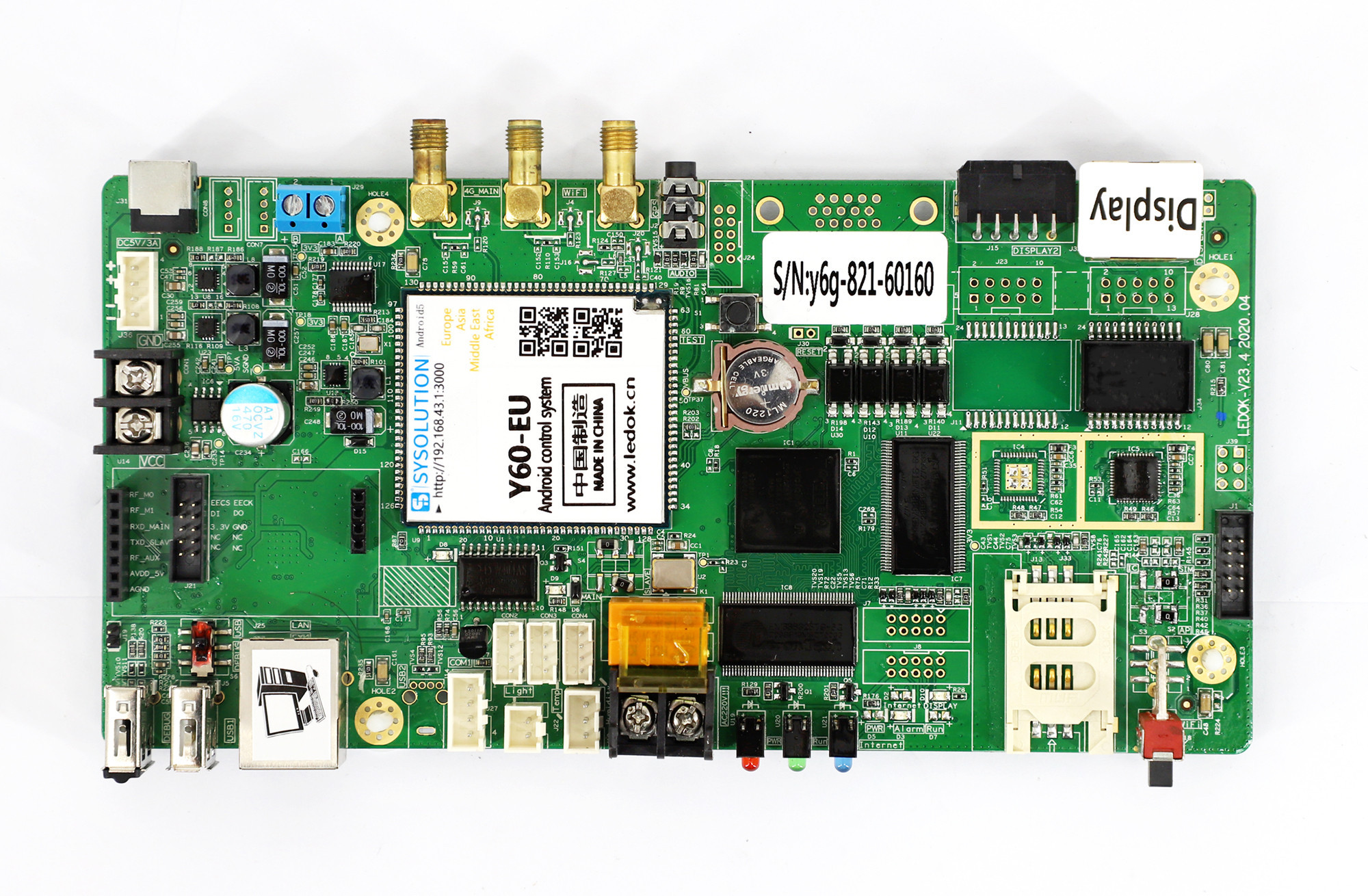 Xixun Y60C-EU Control Card For LED Display Screen（bare card）