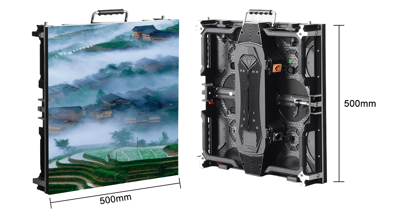 P2.97 Indoor Rental LED Screen Die-Cast 500X500mm LED Panel