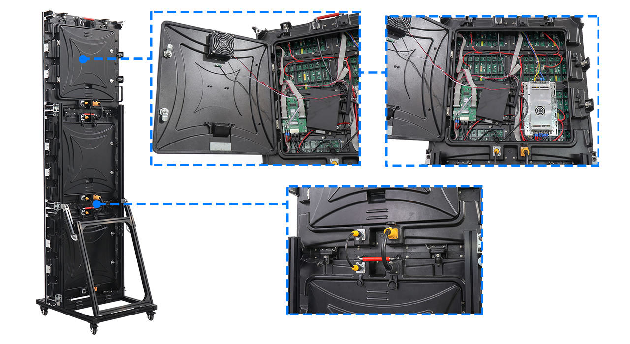 P3.076 Indoor Front Service Multi-functional Video Poster LED Screen Panel