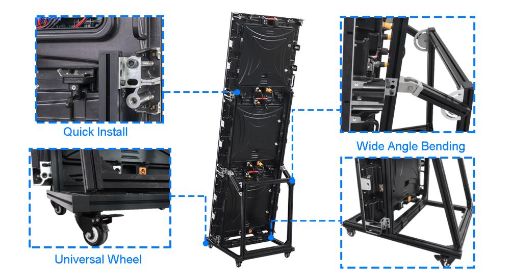 P3.076 Indoor Front Service Multi-functional Video Poster LED Screen Panel