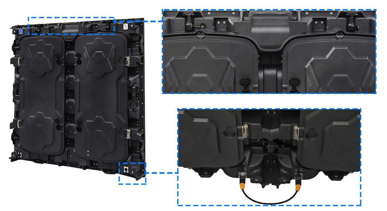P3.076 Outdoor 960x960mm Die-cast Fixed Installation LED Screen Display
