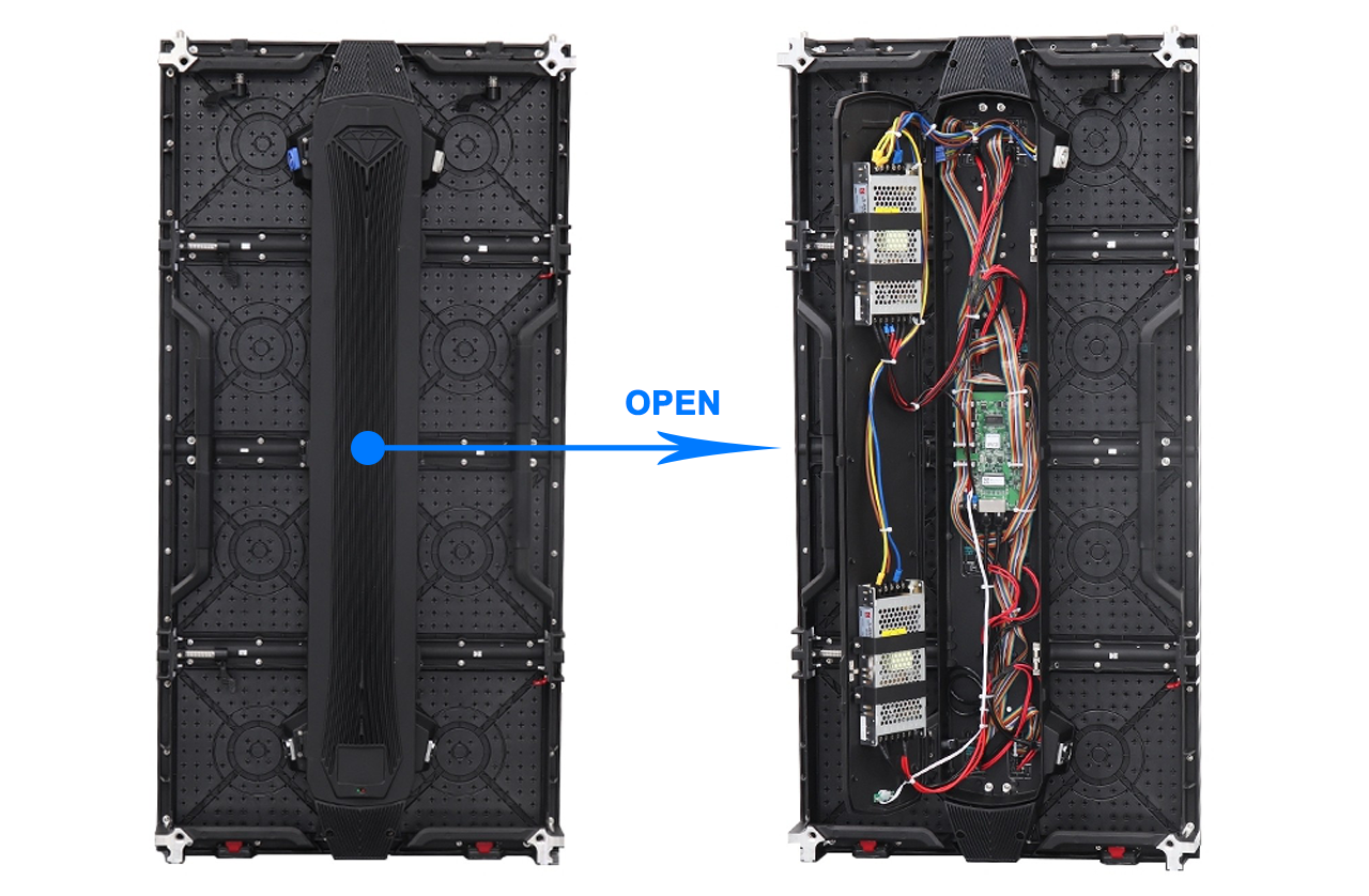 P2.97 Indoor Rental LED Display Panel 500X1000mm Adaptive LED Rental Screen Panel