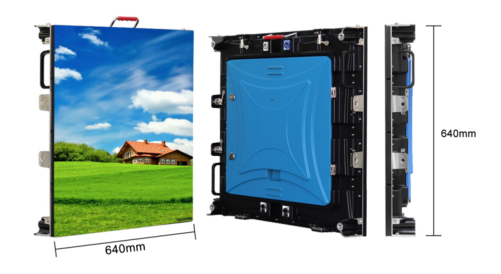 P2.5 Indoor Die-Cast Rental 640x640mm LED Video Display