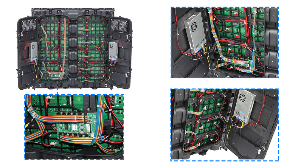 P8 Outdoor 960x960mm Die-cast Fixed Installation LED Panel Wall For Video
