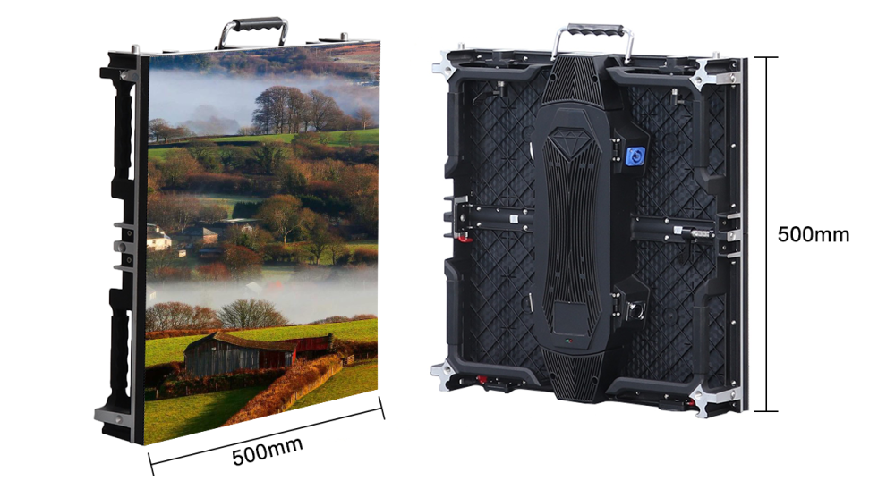 P4.81 Indoor 500X500mm Rental Arc LED Screen Board