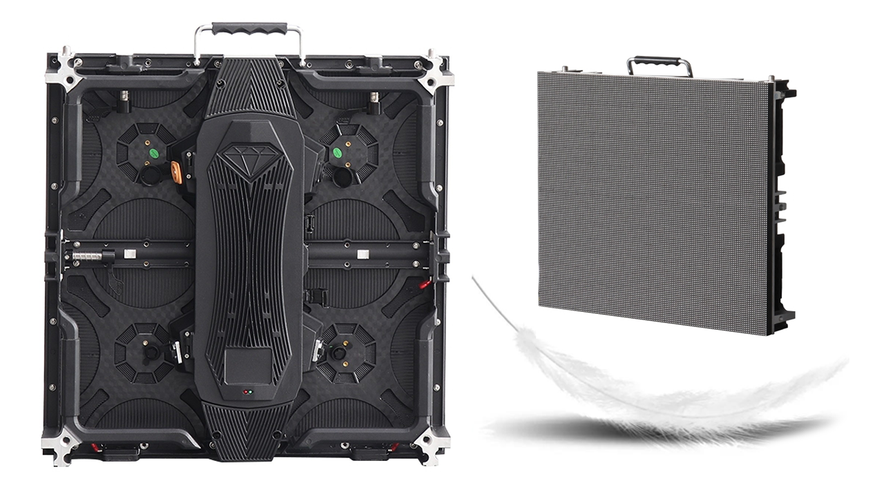 P4.81 Outdoor 500x500mm Die-Cast Rental Curved LED Screen Panel