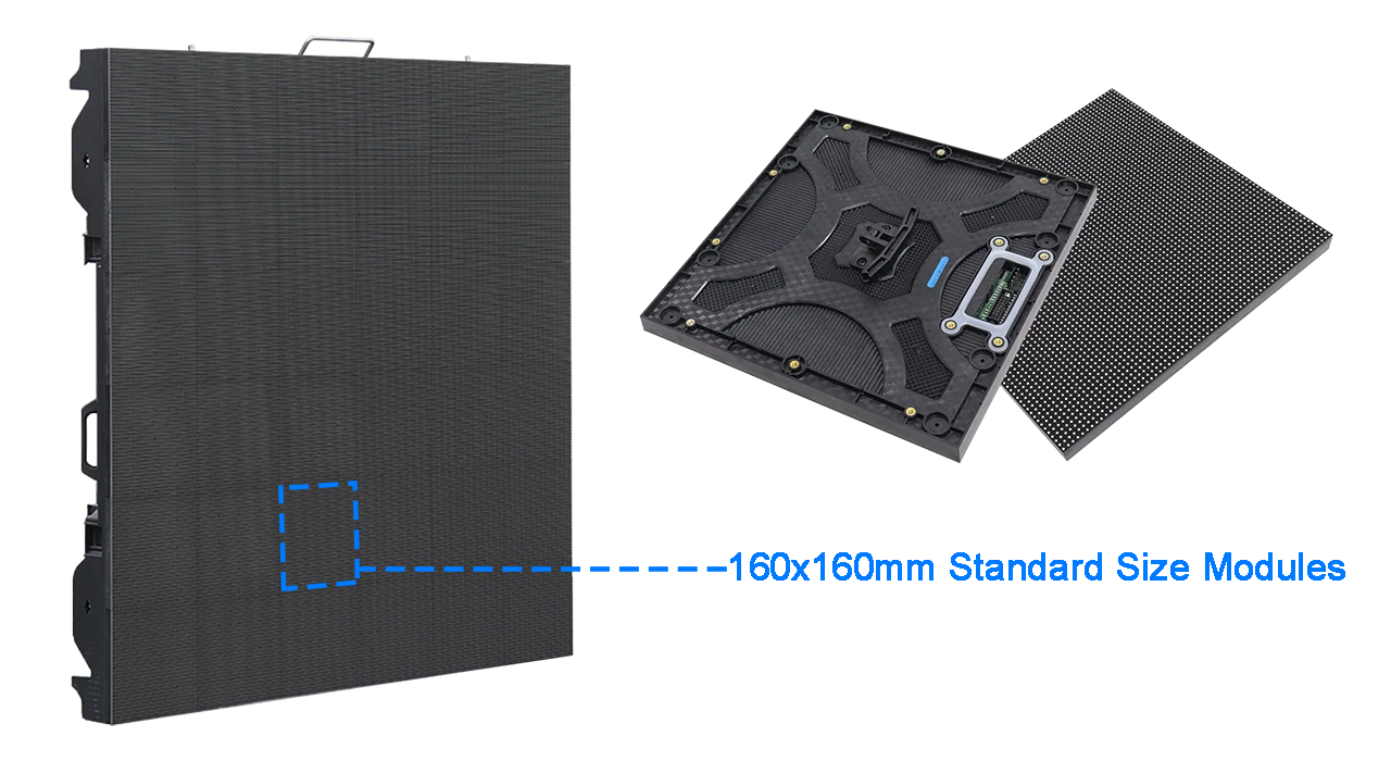 P4 Indoor 960x960mm Die-cast Fixed installation LED Panel Wall For Sale