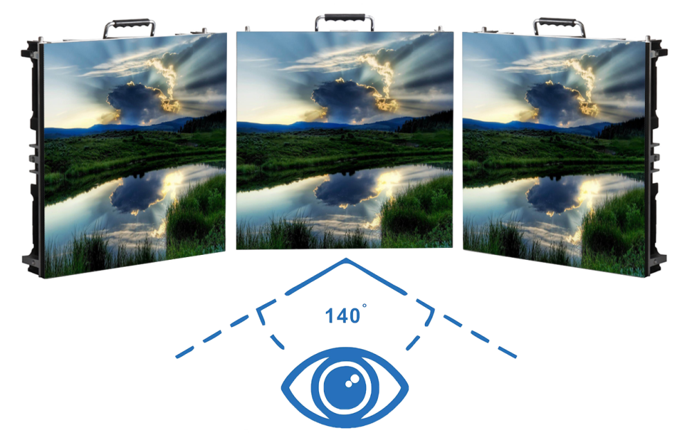 P3.91 Outdoor Die-Cast Rental LED Screen Panel 500x500mm