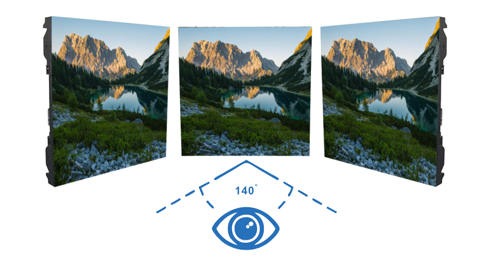 P8 Outdoor 960x960mm Die-cast Fixed Installation LED Panel Wall For Video