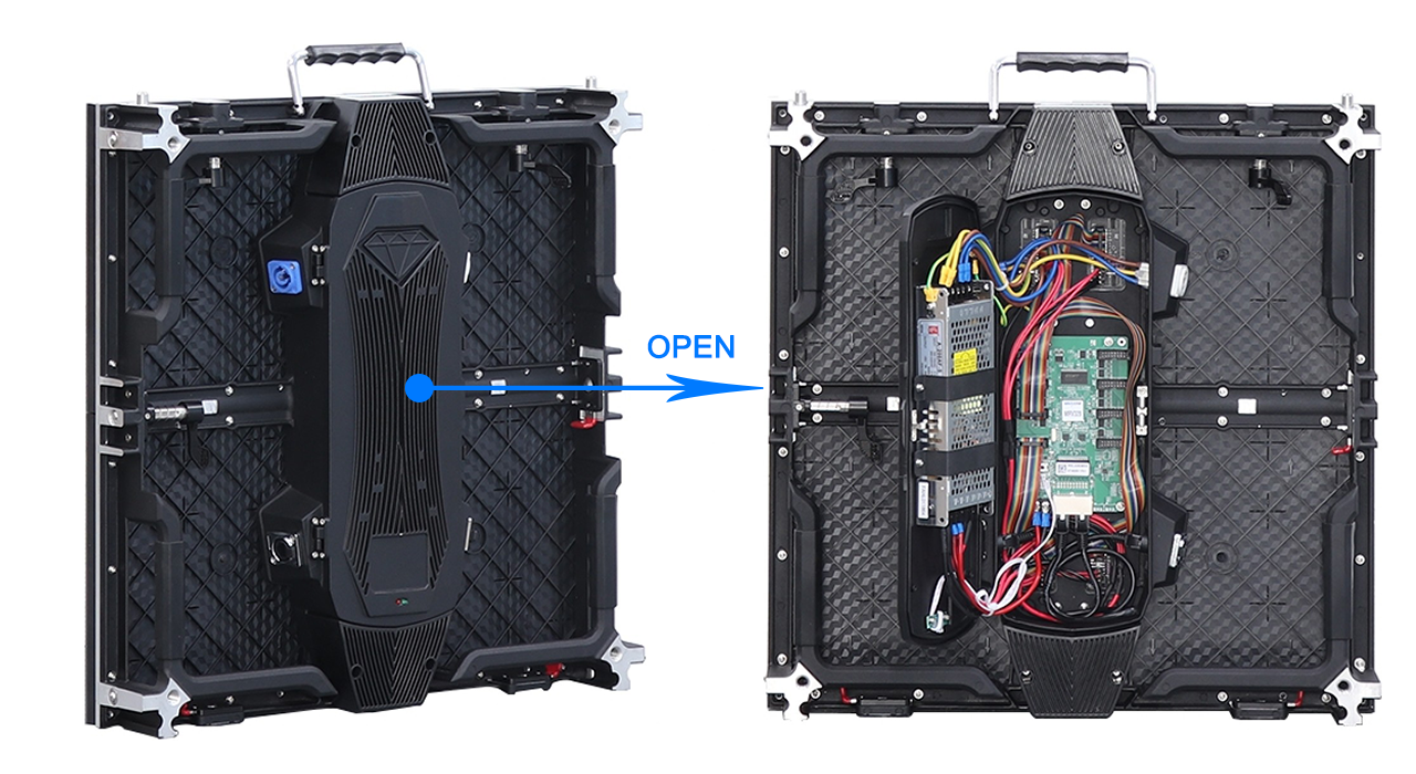 P4.81 Indoor 500X500mm Rental Arc LED Screen Board