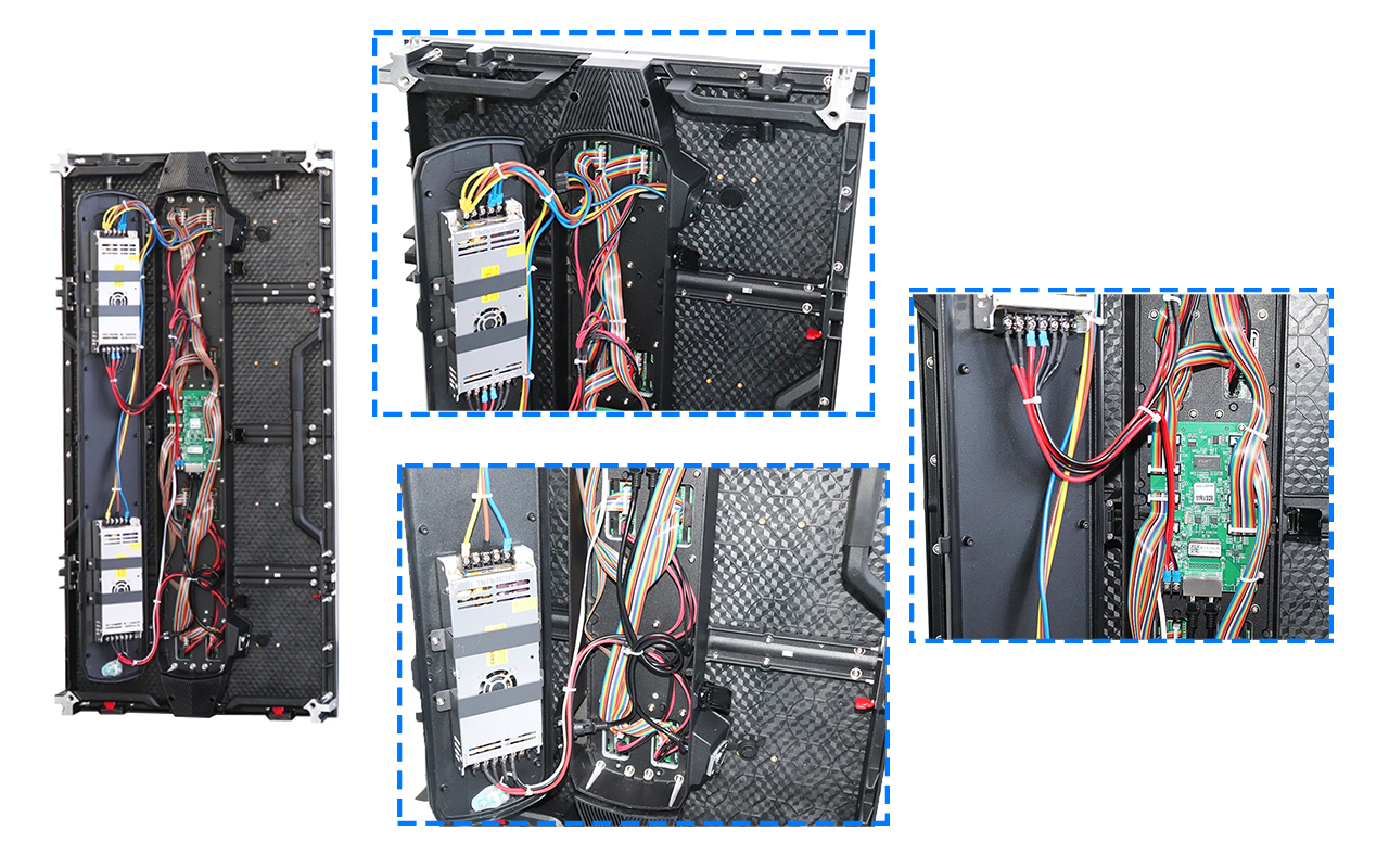 P4.81 Outdoor Curved Rental Curved LED Screen Panel Die-Cast 500X1000mm