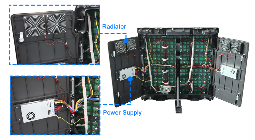 P8 Sports Perimeter LED Display Cabinet