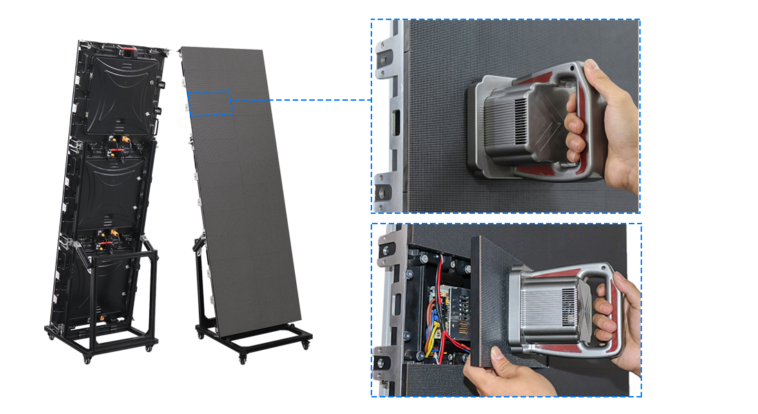 P3.076 Indoor Front Service Multi-functional Video Poster LED Screen Panel