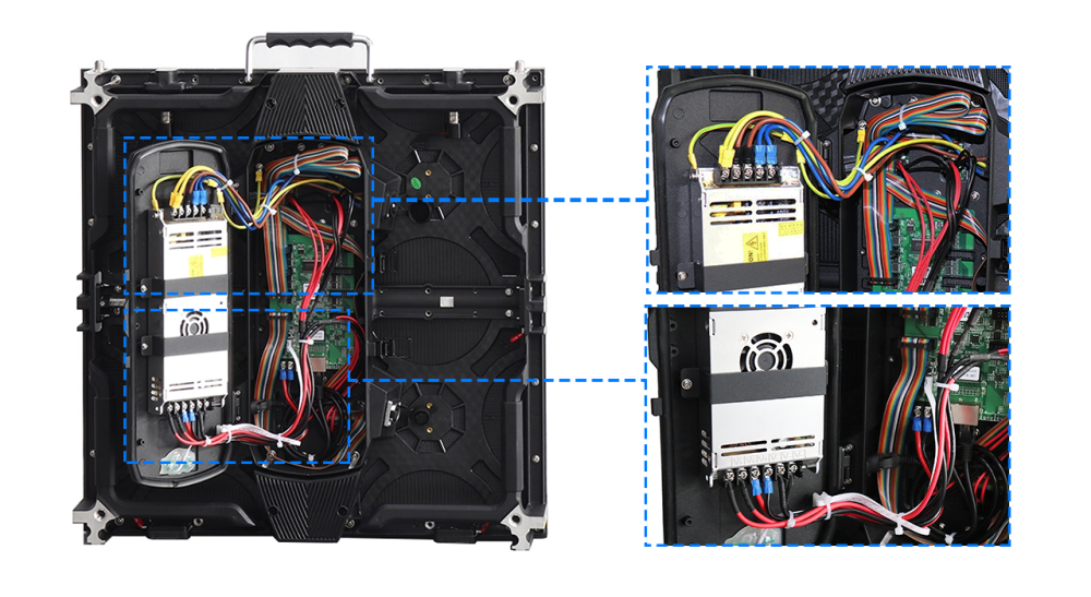 P4.81 Outdoor 500x500mm Die-Cast Rental Curved LED Screen Panel