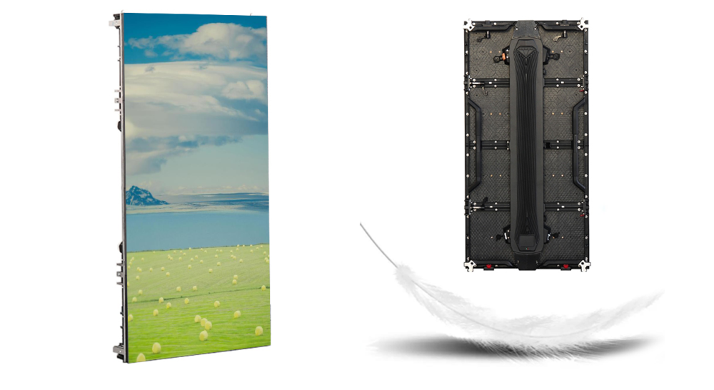 P4.81 Outdoor Curved Rental Curved LED Screen Panel Die-Cast 500X1000mm