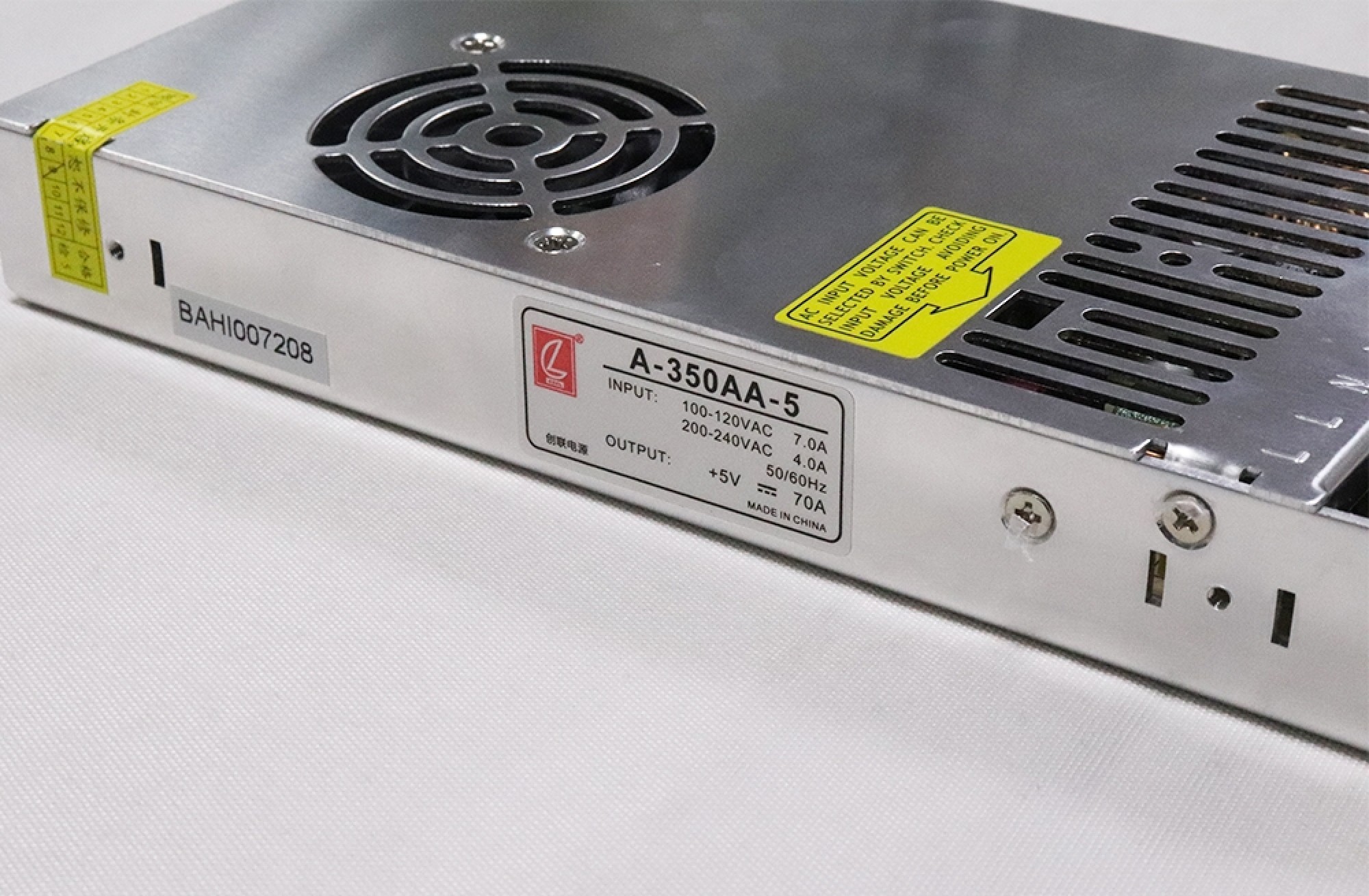 CZCL A-350AA-5 5V70A 350W Low Profile Switching LED Power Supply