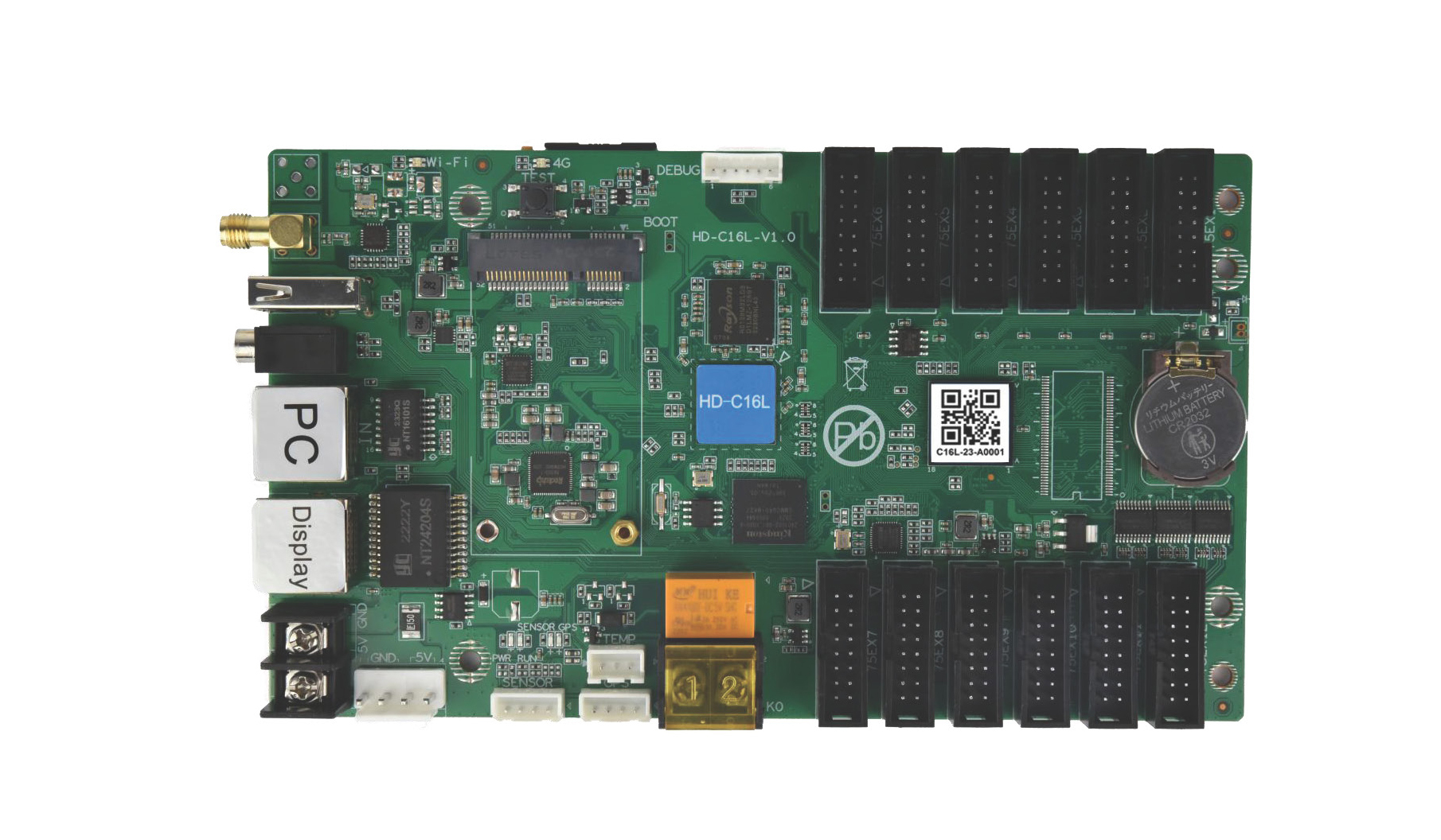 HuiDu HD-C16L LED display asynchronous control system
