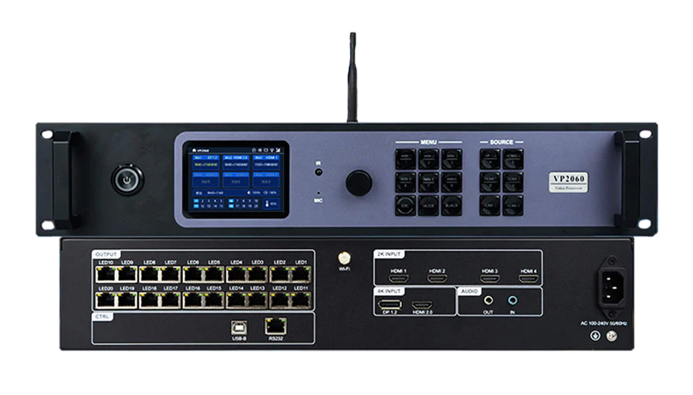 Huidu HD-VP2060 2-In-1 LED Display Video Processor
