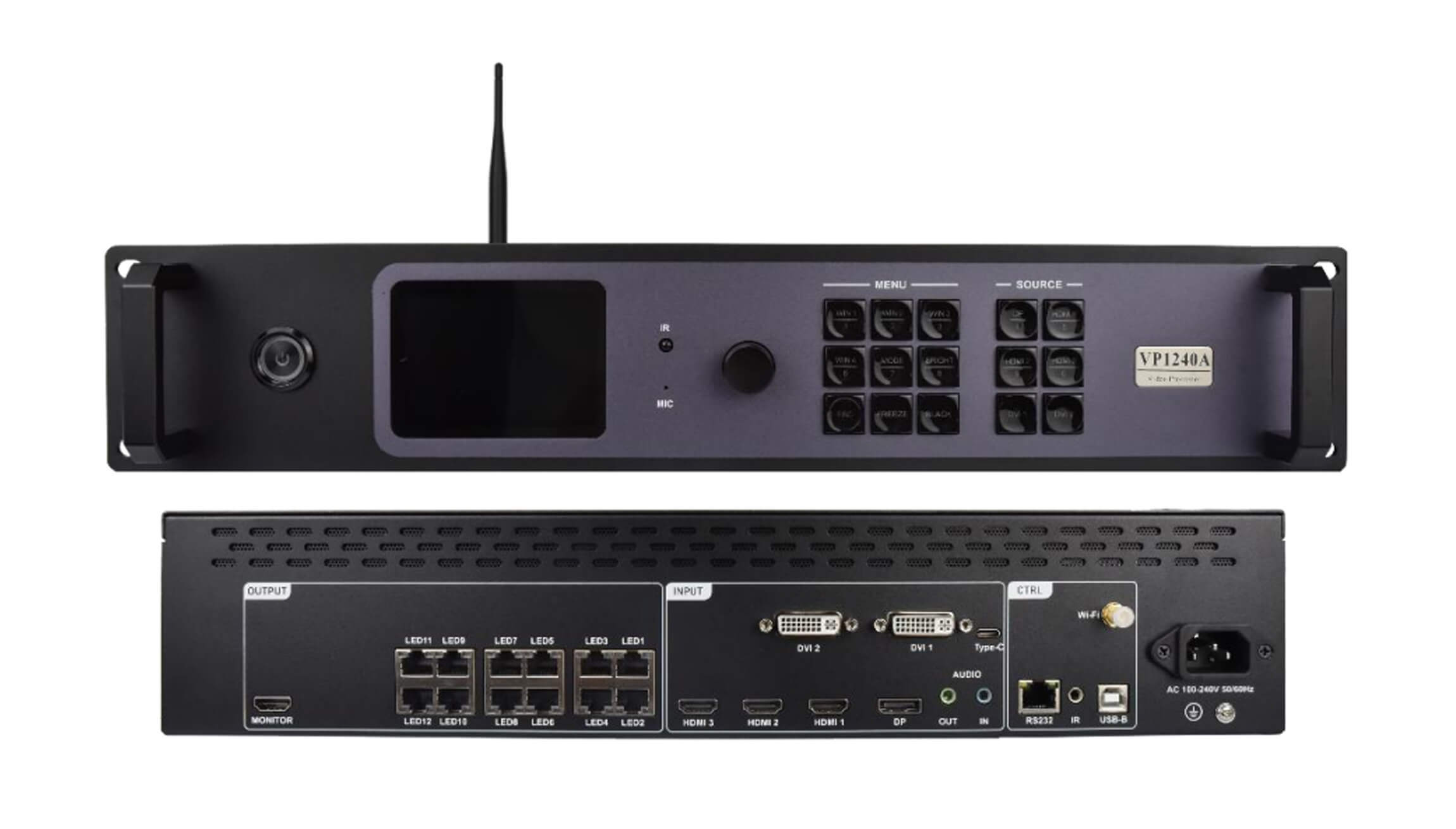 Huidu HD-VP1240A 2-In-1 LED Display Video Processor