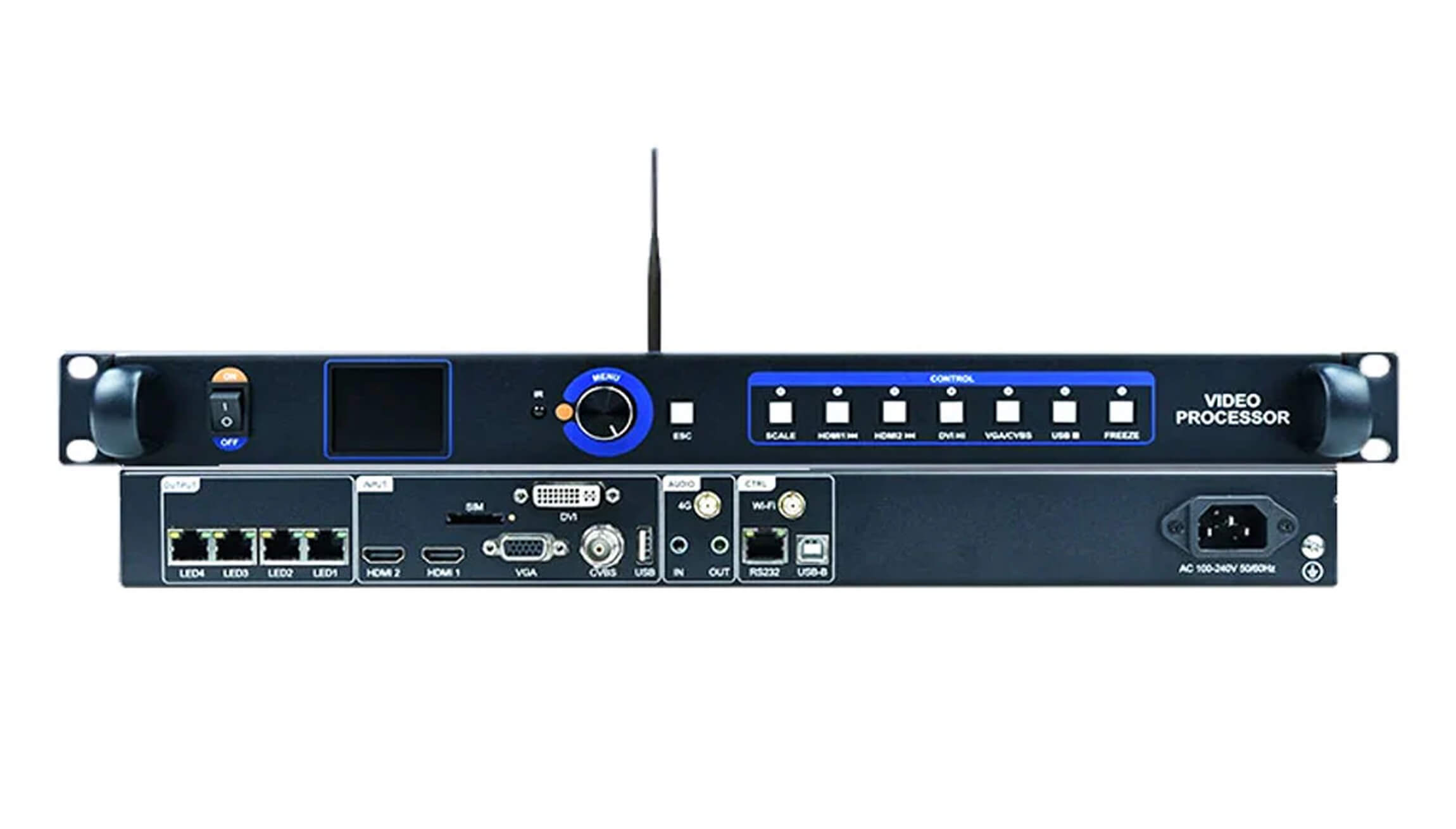 Huidu HD-VP410H 3-In-1 LED Display Video Processor