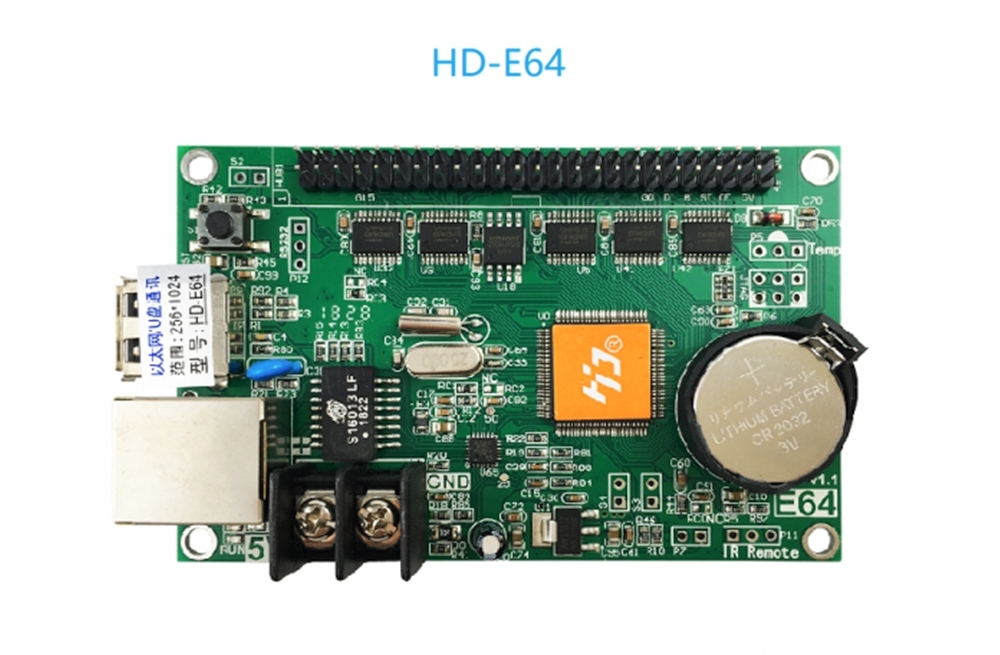 Huidu HD- E62 E63  E64 Ethernet & U-Disk LED Controller card