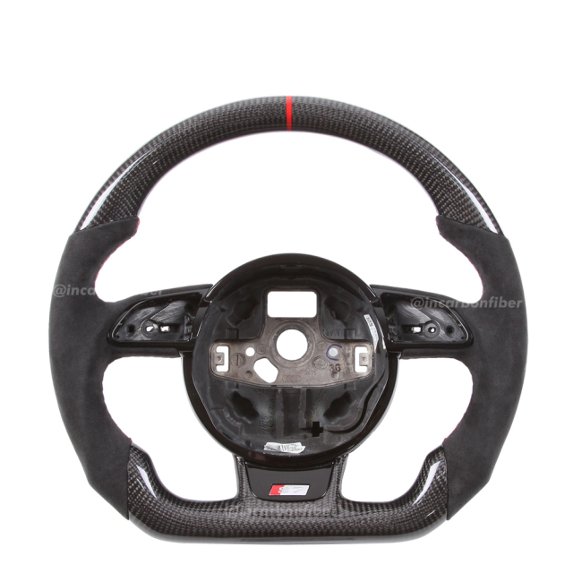 Carbon Fiber Steering Wheel for Audi S3/RS3 S4/RS4 S5/RS5 S6/RS6 S7/RS7