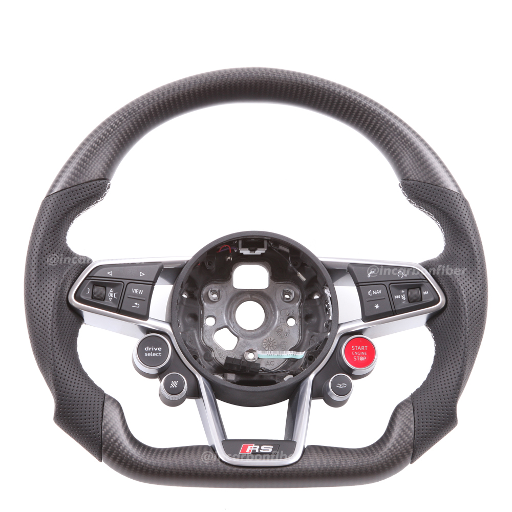 Carbon Fiber Steering Wheel for Audi S3/RS3 S4/RS4 S5/RS5 S6/RS6 S7/RS7