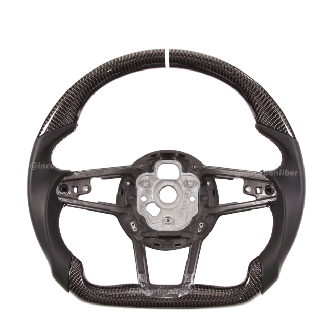 Carbon Fiber Steering Wheel for Audi S3/RS3 S4/RS4 S5/RS5 S6/RS6 S7/RS7 R8 TT/TTRS