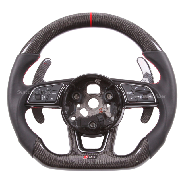 Carbon Fiber Steering Wheel for Audi A1 A2 A3 A4 A5 A6 A7 S3/RS3 S4/RS4 S5/RS5 S6/RS6