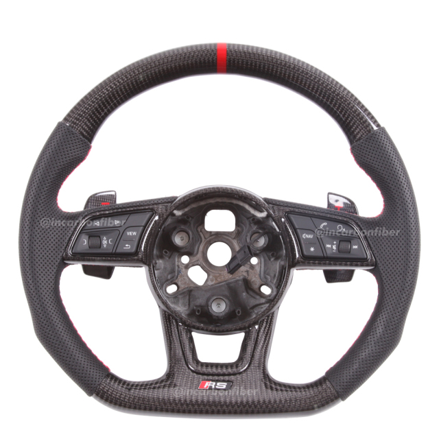 Carbon Fiber Steering Wheel for Audi A1 A2 A3 A4 A5 A6 A7 S3/RS3 S4/RS4 S5/RS5 S6/RS6