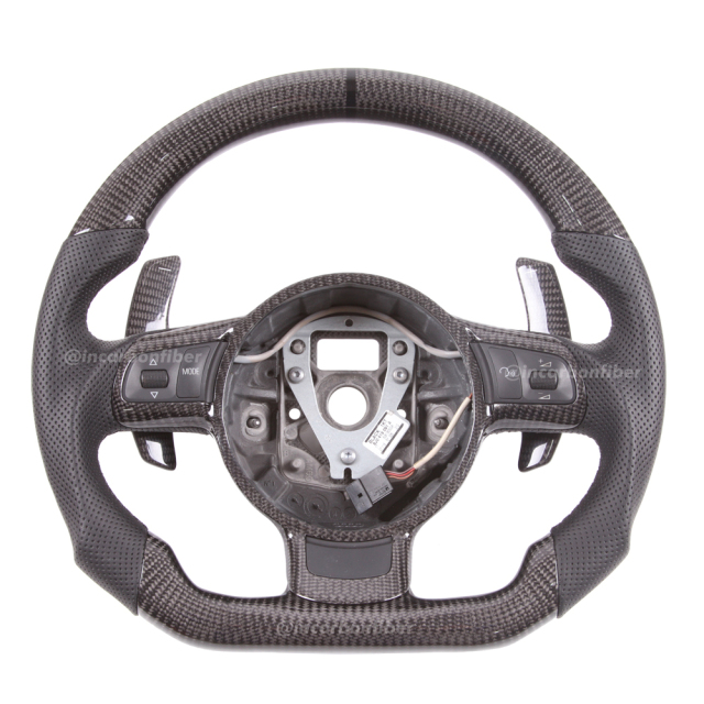 Carbon Fiber Steering Wheel for Audi TT/TTRS R8