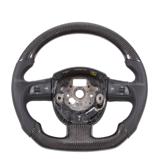 Carbon Fiber Steering Wheel for Audi A1 A2 A3 A4 A5 A6 A7 S3/RS3 S4/RS4 S5/RS5 S6/RS6 S7/RS7 R8 Q2 Q3 Q5 Q7 SQ5