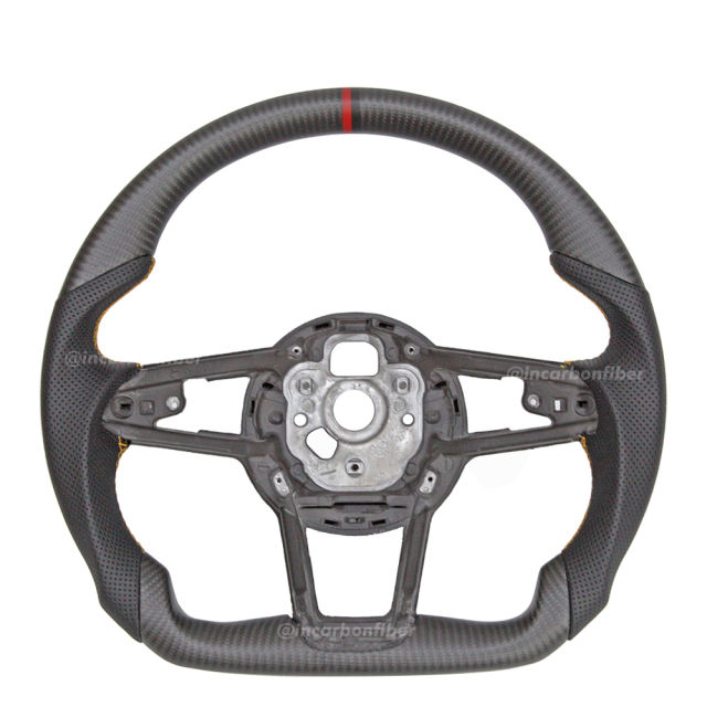 Carbon Fiber Steering Wheel for Audi S3/RS3 S4/RS4 S5/RS5 S6/RS6 S7/RS7 R8 TT/TTRS