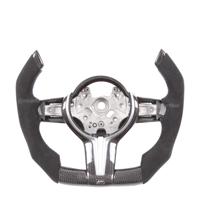 Carbon Fiber Steering Wheel for BMW 1 Series, 2 Series, 3 Series, 4 Series, 5 Series, M Series, X1, X3, X5, X6