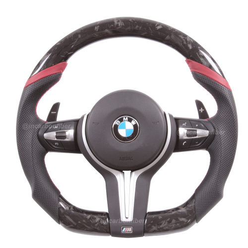 Carbon Fiber Steering Wheel for BMW 1 Series, 2 Series, 3 Series, 4 Series, 5 Series, M Series, X1, X3, X5, X6