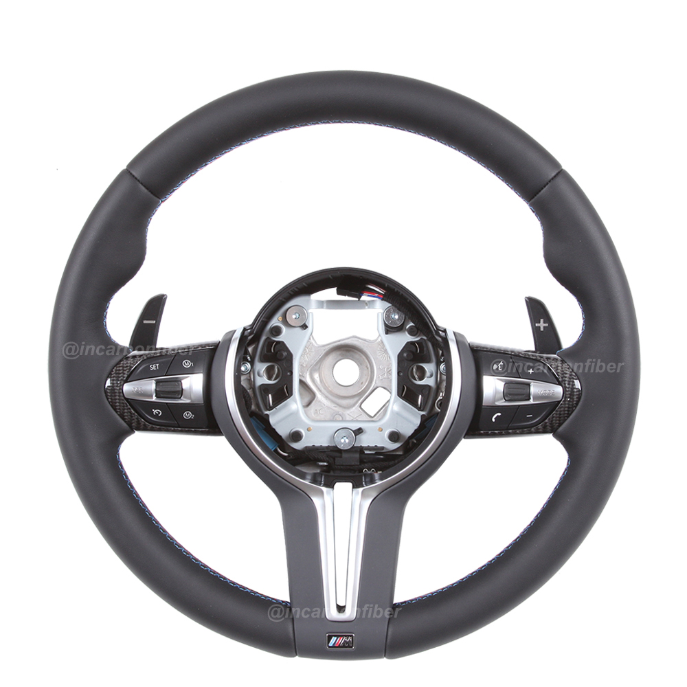 Carbon Fiber Steering Wheel for BMW 1 Series, 2 Series, 3 Series, 4 Series, 5 Series, M Series, X1, X3, X5, X6