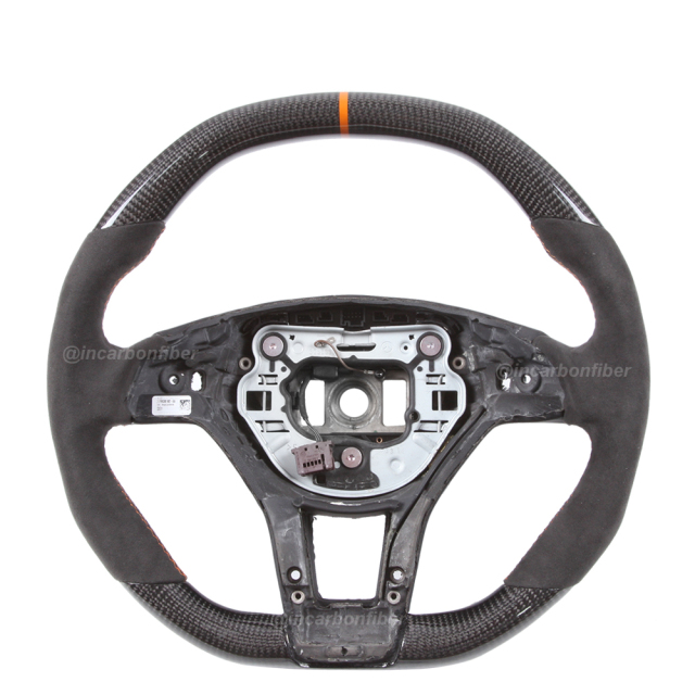 Carbon Fiber Steering Wheel for Mercedes Benz GLA, GLK, CLA, CLS, SL, AMG, E-Class, C-Class