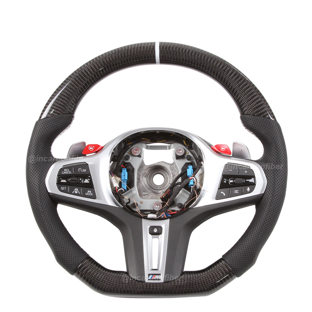 Carbon Fiber Steering Wheel for BMW 1 Series, 3 Series, 5 Series, 7 Series, 8 Series, M Series, X3, X5