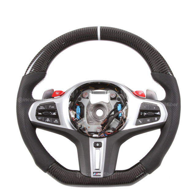 Carbon Fiber Steering Wheel for BMW 1 Series, 3 Series, 5 Series, 7 Series, 8 Series, M Series, X3, X5