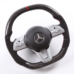 Carbon Fiber Steering Wheel for Mercedes Benz B-Class, C-Class, E-Class, CLA, GLE, GLS, EQC