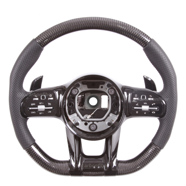 Carbon Fiber Steering Wheel for Mercedes Benz A-Class, C-Class, E-Class, G-Class, S-Class, CLS, AMG