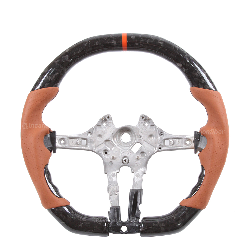 Carbon Fiber Steering Wheel for BMW 1 Series, 2 Series, 3 Series, 4 Series, 5 Series, M Series, X1, X3, X5, X6