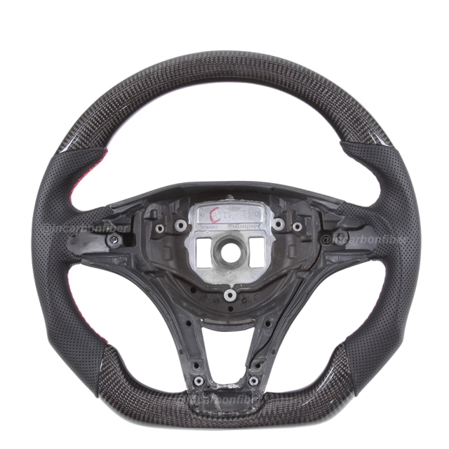Carbon Fiber Steering Wheel for Mercedes Benz B-Class, C-Class, E-Class, GLA, GLC, GLE, GLS, CLA, CLS, VITO