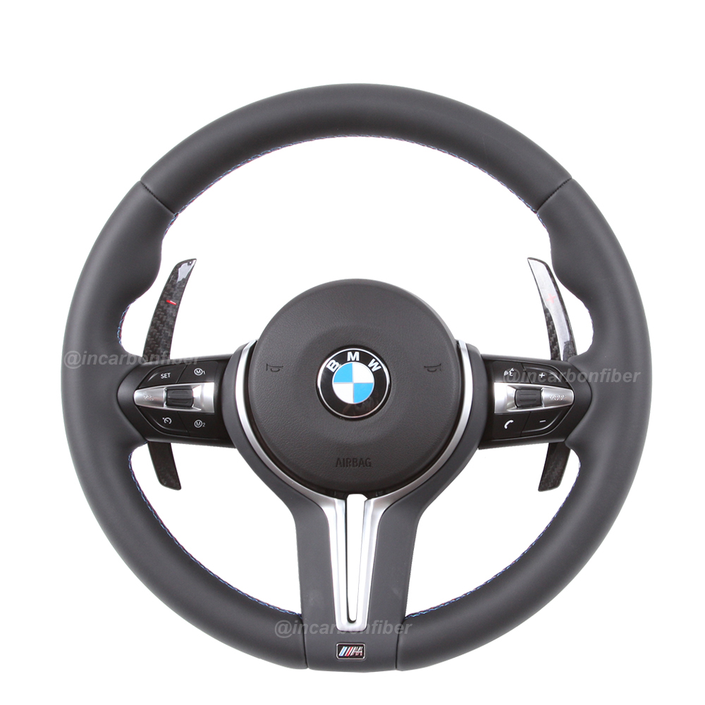 Carbon Fiber Steering Wheel for BMW 1 Series, 2 Series, 3 Series, 4 Series, 5 Series, M Series, X1, X3, X5, X6